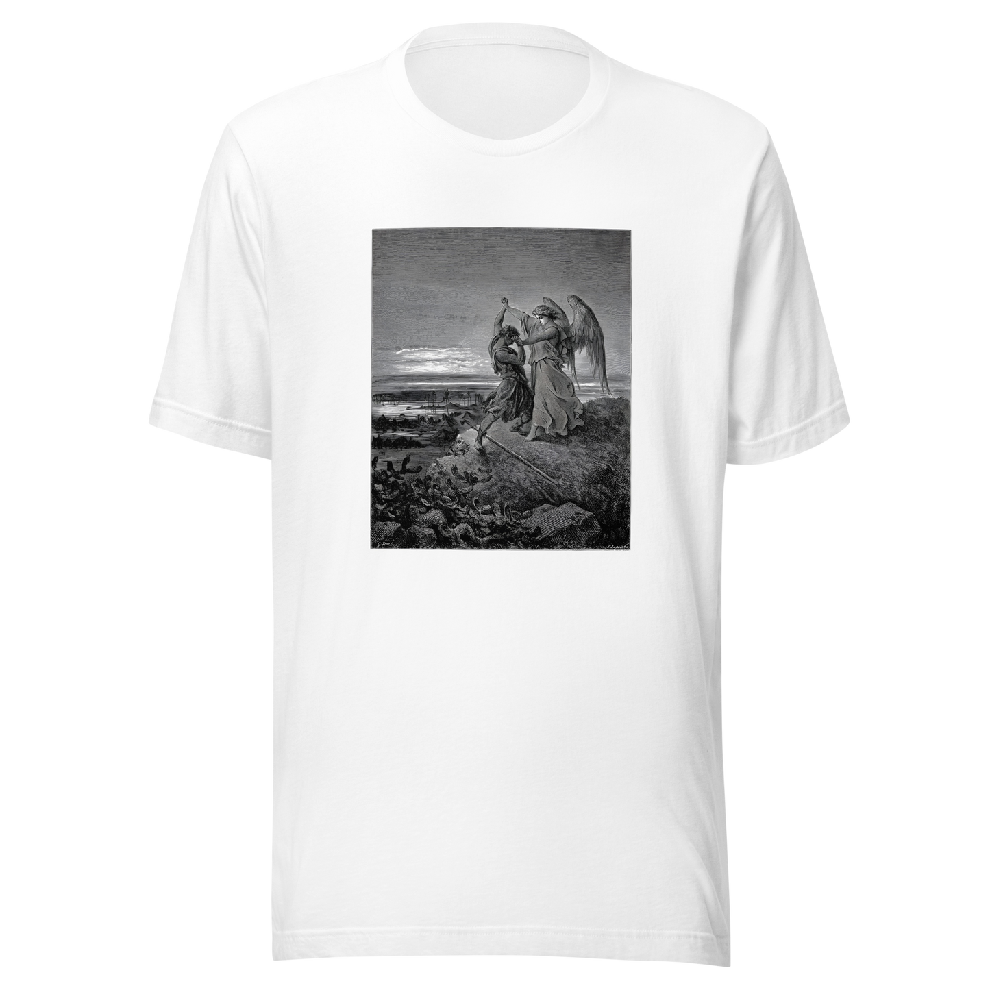 Jacob wrestling with the angel - Short Sleeve
