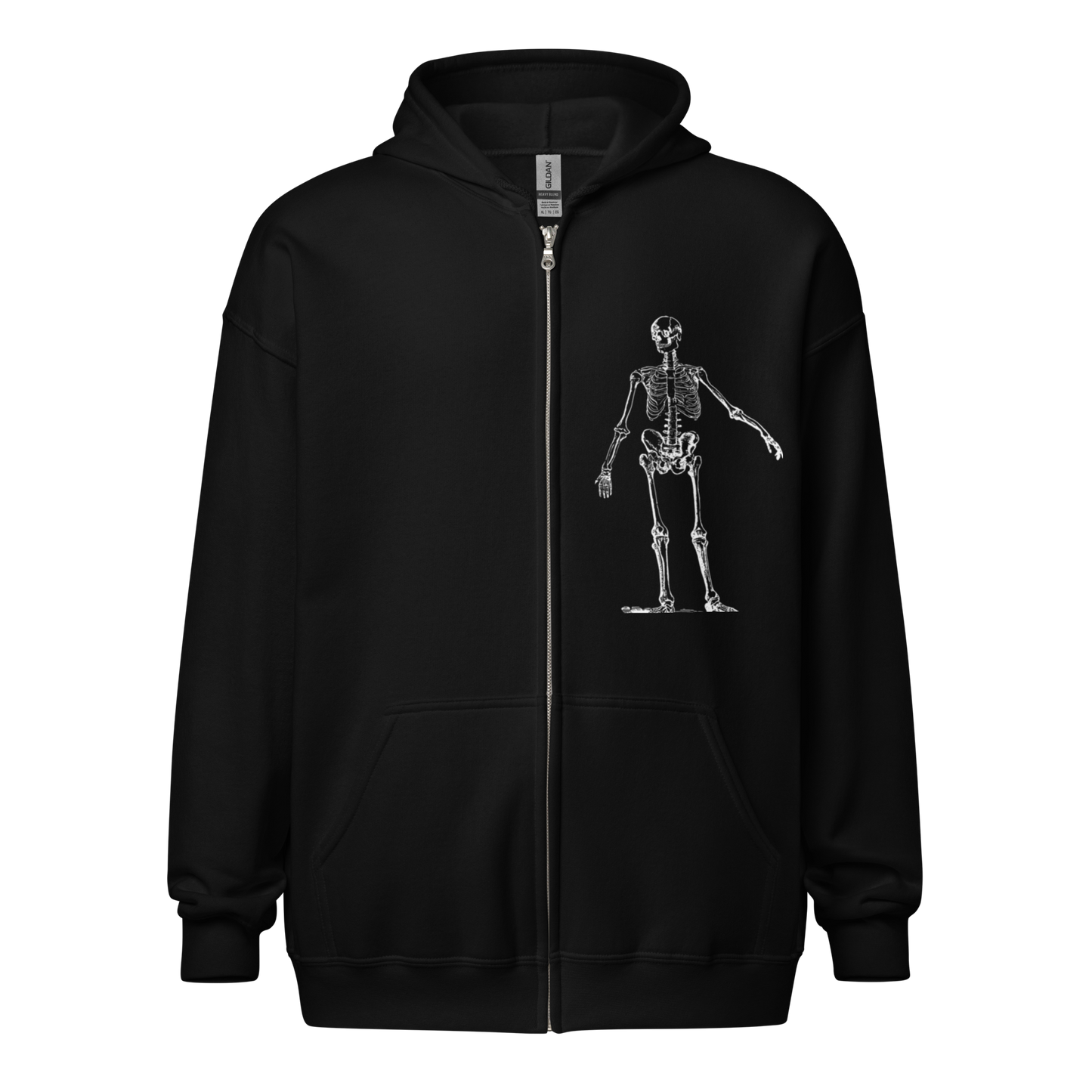 Skeleton Zip Hoodie